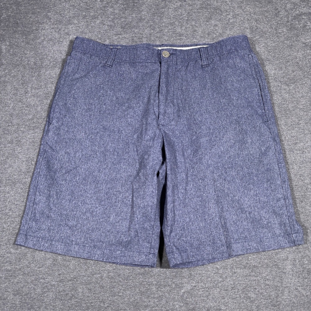 Under Armour Match Play Golf Shorts Men's Size 34 Blue Stretch Chino Loose Fit